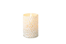 Candle Holder White 7,5 x 12 cm