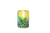 Candle Holder green 7,5 x 12 cm