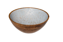 Wooden Bowl grey Ø30x10 cm
