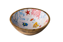 Wooden bowl Seaworld 30 cm