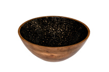 Wooden Bowl black Ø30 cm
