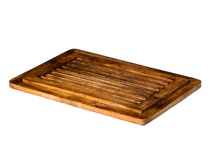 Wooden bread cutting board 48x32x2 cm