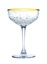 Timeless golden touch champagne glass 270 ml