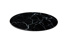 Tabla melamina redonda marmol negro 33cm