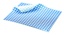 Papel absorbente azul gingham 25 x 20 cm 1000p