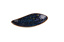 Jersey rectangular plate blue 20,5 cm